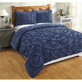 thumbnail image 1 of Better Trends QUCLQFNV Cleo Comforter Full/Queen in Navy, 1 of 2