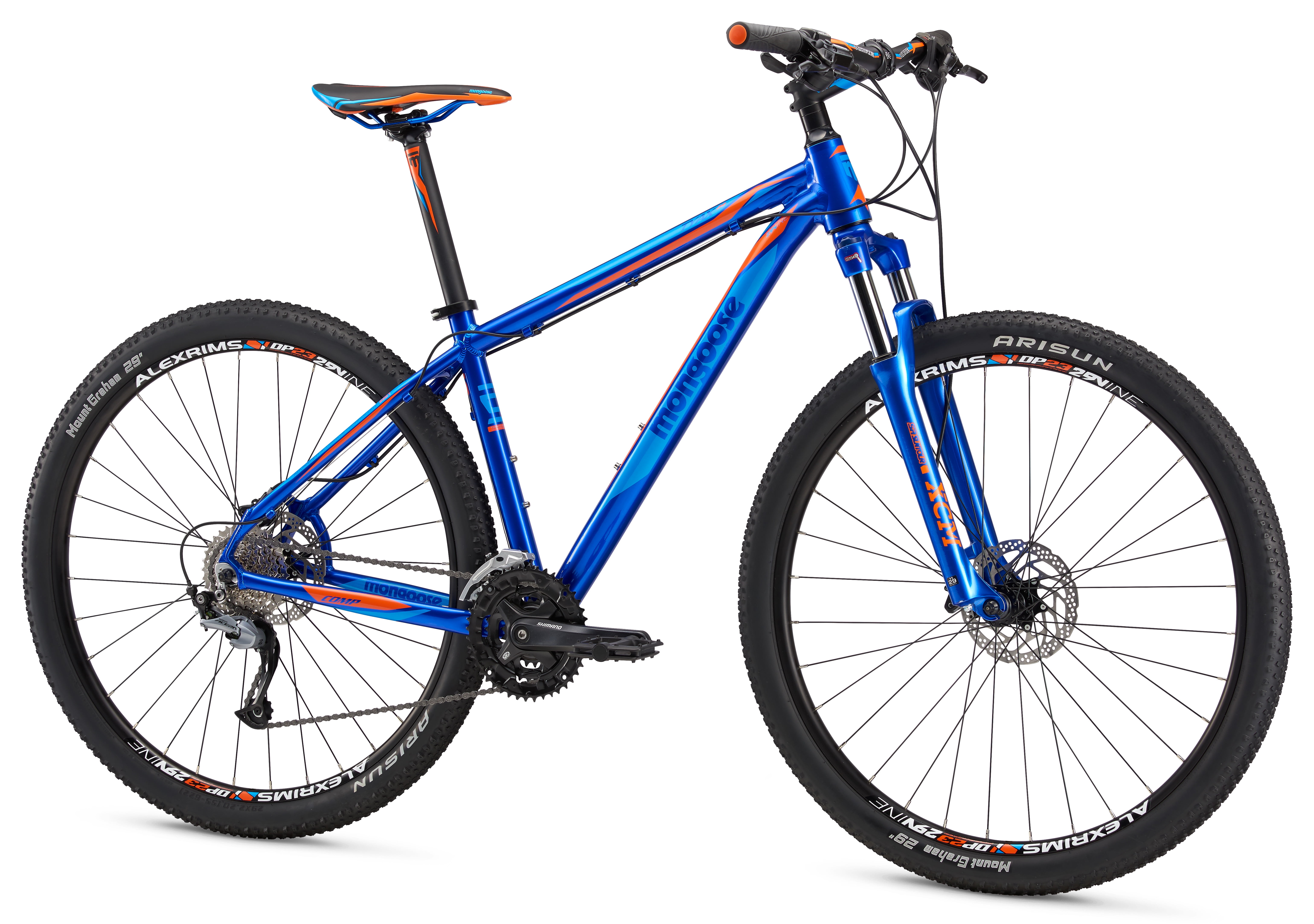 Mongoose Tyax Comp Men's Hardtail Mountain Bike, 29