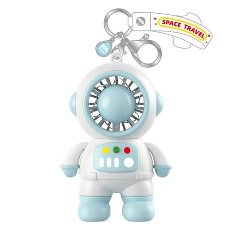 

STEADY Mini Astronaut Portable Fan No Fan Blades Summer Outdoors Portable Fan For Travel Light Blue
