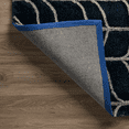 thumbnail image 4 of Addison Rugs Calabar 5' x 7'6" Tread Pattern Fabric Area Rug in Marlin Blue, 4 of 8