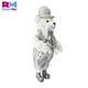 thumbnail image 3 of Figura Decoración Oso Polar Muñeco De Pie 51 cm Plateado, 3 of 6