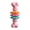 Pink, variant on Green Green Bone Shaped Pet Chew Toy For Dogs Teeth Cleaning Toy For Small Medium Large Dogs Teething Play Grinding