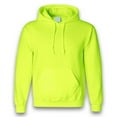 thumbnail image 2 of Gildan - High Visibility Safety Hooded Sweatshirt with Pocket | DryBlend Fleece Pullover Hooded 50/50 Cotton/Poly, Men Hi Vis Work Safety Orange Pack 2 Size L 9 oz, 2 of 6