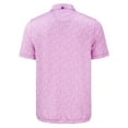 thumbnail image 3 of Men's Cutter & Buck  Pink New England Patriots Pike Eco Flora Print Recycled Polo, 3 of 3