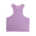 thumbnail image 5 of HOWPAY Full Coverage Bras for Women Push up No Underwire Wireless Supportive Stretch Sports Pullover Tank Tops Comfortable Soft T-Shirt Bra Purple L, 5 of 7