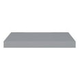 thumbnail image 4 of Floating Wall Shelves 4 Pcs Gray 19.7x9.1x1.5" MDF - Modern Display Shelves for Books, Ornaments, Home Decor - Easy Install Invisible Mount Grey, 4 of 8