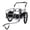 Black 9288, variant on 2-in-1 Bike Cargo Trailer with Foldable Storage Box, 70L Large Capacity, Removable Waterproof Cover for Camping & Picnic, Black+Gray, 88lbs Load