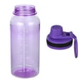 thumbnail image 2 of Mainstays 34oz Purple Plastic Wide Mouth Sports Water Bottle with Twist Top Lid, 2 of 18