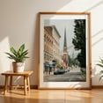 thumbnail image 6 of Downtown North Adams 01 - North Adams Massachusetts Photography Oak Framed Wall Art Print 24 x 30 inches, 6 of 12