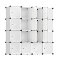 thumbnail image 1 of Organizador de almacenamiento SONGMICS de 16 cubos de plástico blanco, 1 of 7