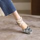 thumbnail image 4 of Sandalias de verano para mujer con suela de cuero de microfibra a la moda Wmkox8yii shjk6948, 4 of 9
