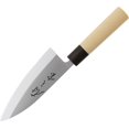 thumbnail image 1 of Mercer Culinary 6-Inch Deba Utility Knife, 15cm, Rubber Handle, 1 of 3