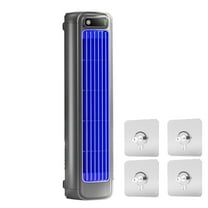 TOPRenddon Bladeless Tower Fan - Portable USB Desk Fan with Rechargeable Battery, Wall Mount & Stand Options for Bedroom/Office/Kitchen, Quiet Cooling Fan for Adults & Kids