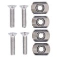 thumbnail image 2 of JUEGO DE PACA DE TORNILLO DE ALETA DE TABLA DE SURF Sólida y Estable de Acero inoxidable, Accesorio para Tabla Larga, Destornillador de Estrella, 2 of 7