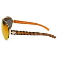 thumbnail image 2 of Technomarine Cruise Speedway Aviator TMEW007-12 Pilot Sunglasses - Orange / Gold - Made In Italy, 2 of 4