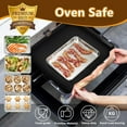 thumbnail image 6 of Baking Sheet with Rack Set (1 Sheet + 1 Rack, 12.5 x 9.7 x 1 Inch), Cookie Sheets for Baking Use, Stainless Steel Baking Pans with Cooling Racks, For Christmas,Thanksgiving, 6 of 11