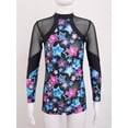 thumbnail image 6 of iiniim Kids Long Sleeve Gymnastics Leotard Ballet Dance Biketard Short Unitard Dancewear, 6 of 7