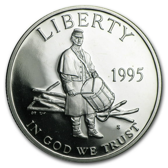 1995-S Civil War 1/2 Dollar Clad Commem Proof (Capsule Only)