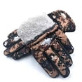 thumbnail image 4 of Guantes de camuflaje para otoño e invierno, forrados de vellón, cálidos, resistentes al viento, impermeables, antideslizantes, para deportes de conducción y exteriores, 4 of 5