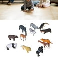 thumbnail image 1 of Animals Figures Toy, 12pcs Wild Simulation Learning Jungle Animals Playset Forest  For Party, 1 of 8