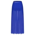thumbnail image 5 of Oyolan Women's Long Maxi Dance Skirt Fairy Lyrical Dance Skirt Ballet Modern Dance wear Royal Blue XL, 5 of 9