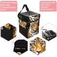 thumbnail image 2 of Leopard Foldable Car Trash Can with Lid, Leak-proof Mini Trash Can, Hanging Storage Bag, Car Trash Bin, 2 of 6