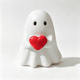 thumbnail image 2 of Halloween Ghost Resin Ornament, Cute Scary Halloween Decoration, Indoor Outdoor Halloween Decor, Perfect for Halloween Party Home Yard Multicolor, 2 of 5