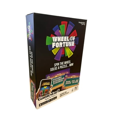 Imagination Games Wheel of Fortune, Play America’s Game at Home with Friends and Family, Spin The Wheel, Solve a Puzzle, and Win! Remote Home Entertainment