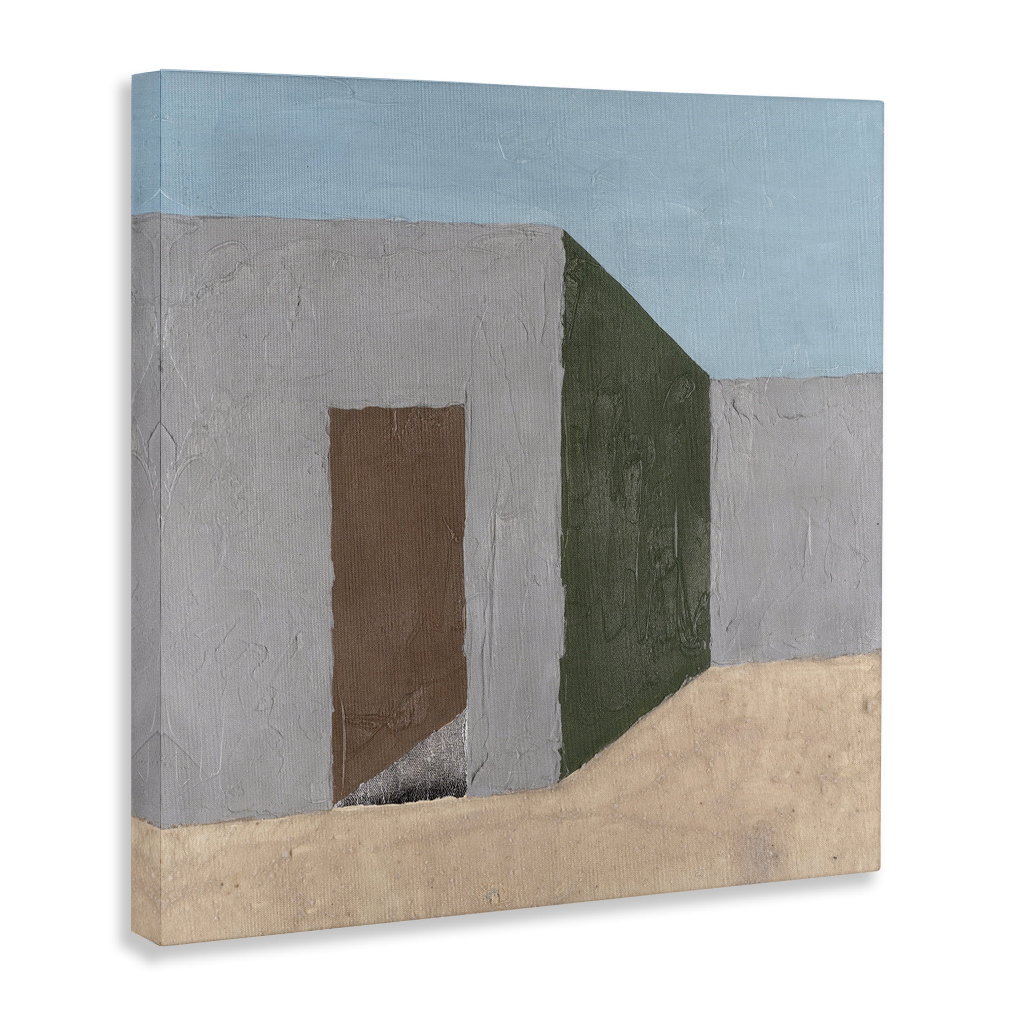 Stupell Industries Southwestern Adobe House Buildings & Architecture Painting Wrapped Canvas Art Print Wall Art, 36 x 36