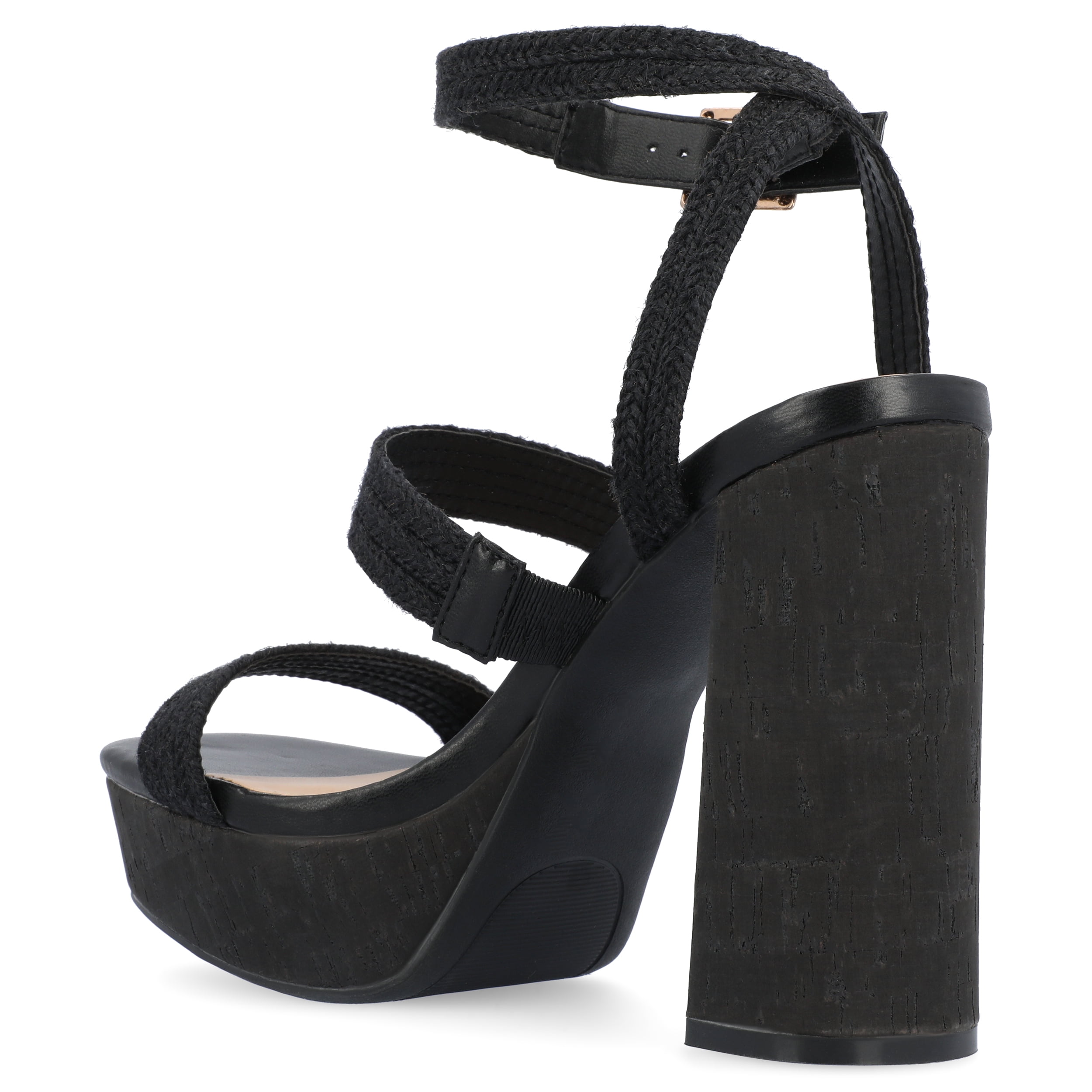 Journee Womens Sienne High Heel Platform Sandals