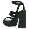 thumbnail image 3 of Journee Womens Sienne High Heel Platform Sandals, 3 of 9