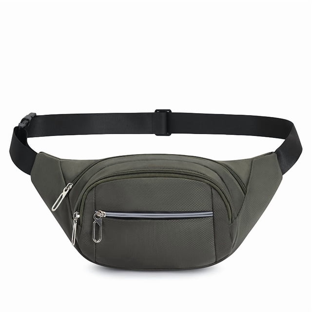 Riñonera cruzada para hombre y mujer, riñonera grande y riñonera con correa ajustable para entrenamiento al aire libre, viajes, correr, senderismo y ciclismo.
