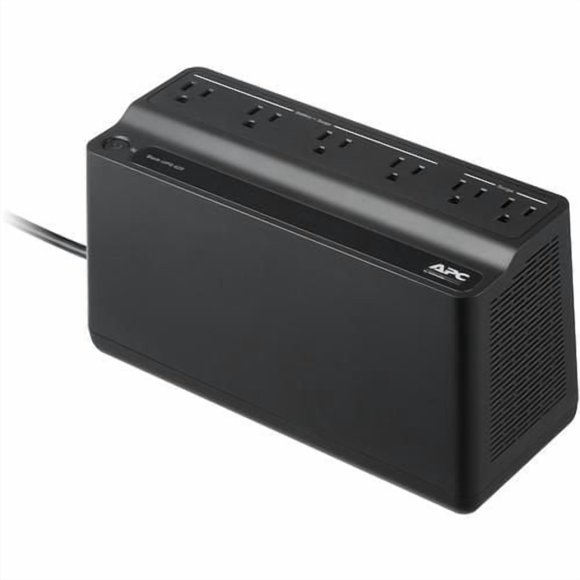 APC Back-UPS BE425M - UPS - AC 120 V - 255 Watt - 425 VA - 1-phase - 1 x battery - output connectors: 6 - black