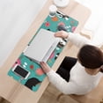 thumbnail image 3 of Long Mouse Pads for Desk,Australian Shepherd Pioneer Flower Desk Mats on Top Of Desks, Desk Mouse Pad Extra Large with 3mm Non-Slip Base and Stitched Edge for Gaming,Office,Work,Home 31.5"x11.8", 3 of 6