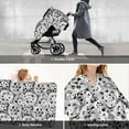 thumbnail image 6 of Car Seat Cover Baby - Gear Pattern print Breathable Infant Car Seat Cover for Baby Carseat, Lightweight Comfort Baby Essentials Must Haves Newborn Stuff for Girl Boy, 6 of 7