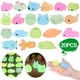 thumbnail image 2 of Purpurina Squishy LEEHUR Mochi, 20 unidades, animales que brillan en la oscuridad, 2 of 8