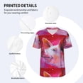thumbnail image 3 of Hirioo Pink Pig for Men's Baseball T-shirt Shirts Short Sleeve Casual Summer Button Stretch T Shirts,Size S-4XL-4X-Large, 3 of 7