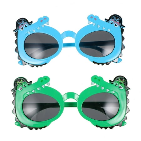 

NUOLUX 2 Pairs Cartoon Kids Sunglasses Funny Eyeglasses Prank Sunglasses Dress Decor