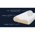 thumbnail image 2 of Almohada EBDreams Memory Foam Estandar Media Ergonómica Bambú El Bazar Store, 2 of 5