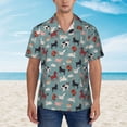 thumbnail image 2 of Fotbe Farm Animals 1 Camisa Hawaiana para Hombre Unisex – Camisa Casual de Verano con Botones de Manga Corta de Algodón y Lino,3X-Large, 2 of 7