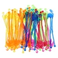 thumbnail image 1 of Miangastore 50Pcs Creative Flamingo Pattern Drink Disposable Beverage Stirrers Swizzle Sticks Mixing Sticks Stirring Rods, 1 of 9