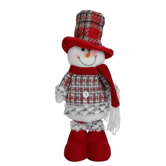 Snowman Standing Figurine Christmas Toy, Retractable Christmas Innovative Doll Toy Home Decoration for Christmas Decoration Chlidren Birthday Gift[Snowman]