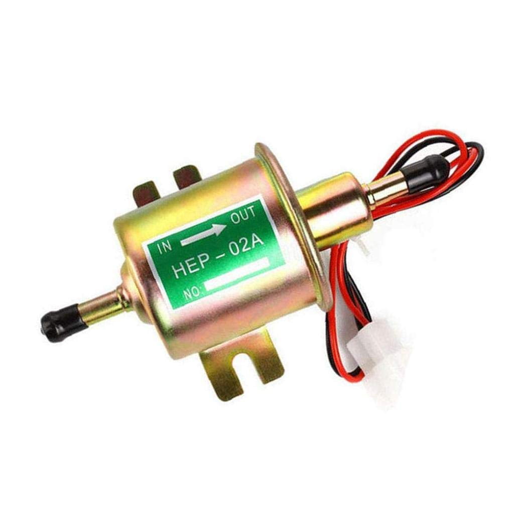 Bomba De Combustible Eléctrica Universal De 12V, Fijación De Perno De Baja Presion Bomba De Gasolina Diesel Hep 02a - Foto 4