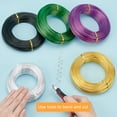 thumbnail image 4 of 12 Gauge(2mm) Aluminum Wire 180 Feet(55m) Bendable Metal Sculpting Wire for Bonsai Trees Floral Arts Crafts Making Royal Blue, 4 of 8
