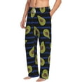 thumbnail image 2 of Balery Avocado print Men's Pajama Pants,Ultra Lightweight Pjs,Lounge Pant-Small, 2 of 9