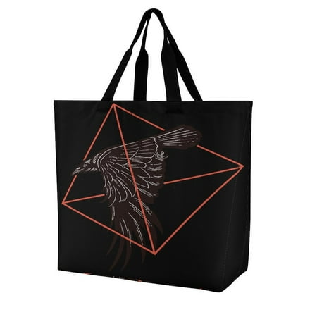 Bird T-shirt Women s Casual Shoulder Bag Shopping Bag Lady Handbag Eco Reusable Large Tote Shopper Storage Bags