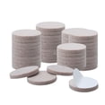 thumbnail image 1 of Unique Bargains Protège-Meubles en Feutre Rond 1 1/4 Pieds Autocollant Anti-Rayures pour Chaise 50 Pcs, 1 of 7