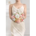 thumbnail image 3 of Fake Flowers Artificial Flowers Peonies Bulbous Chrysanthemum Daisy Hydrangea Sunflower Violets Dahlia Daffodils Epiphyllum Orchid Cherry Blossom Camellia Leyaron (Pink), 3 of 18