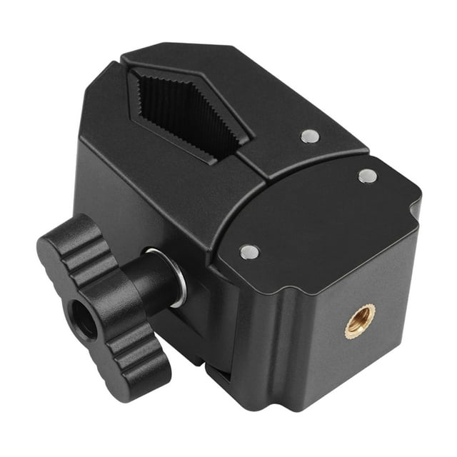 Xuanheng Tripod Tube Mount Clamp Black Multifunctional for Video Practical Desk Clamp B