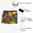 thumbnail image 6 of Kll Cartoon Vegetables Men'S Cotton Boxer Briefs Underwear-X-Large, 6 of 9